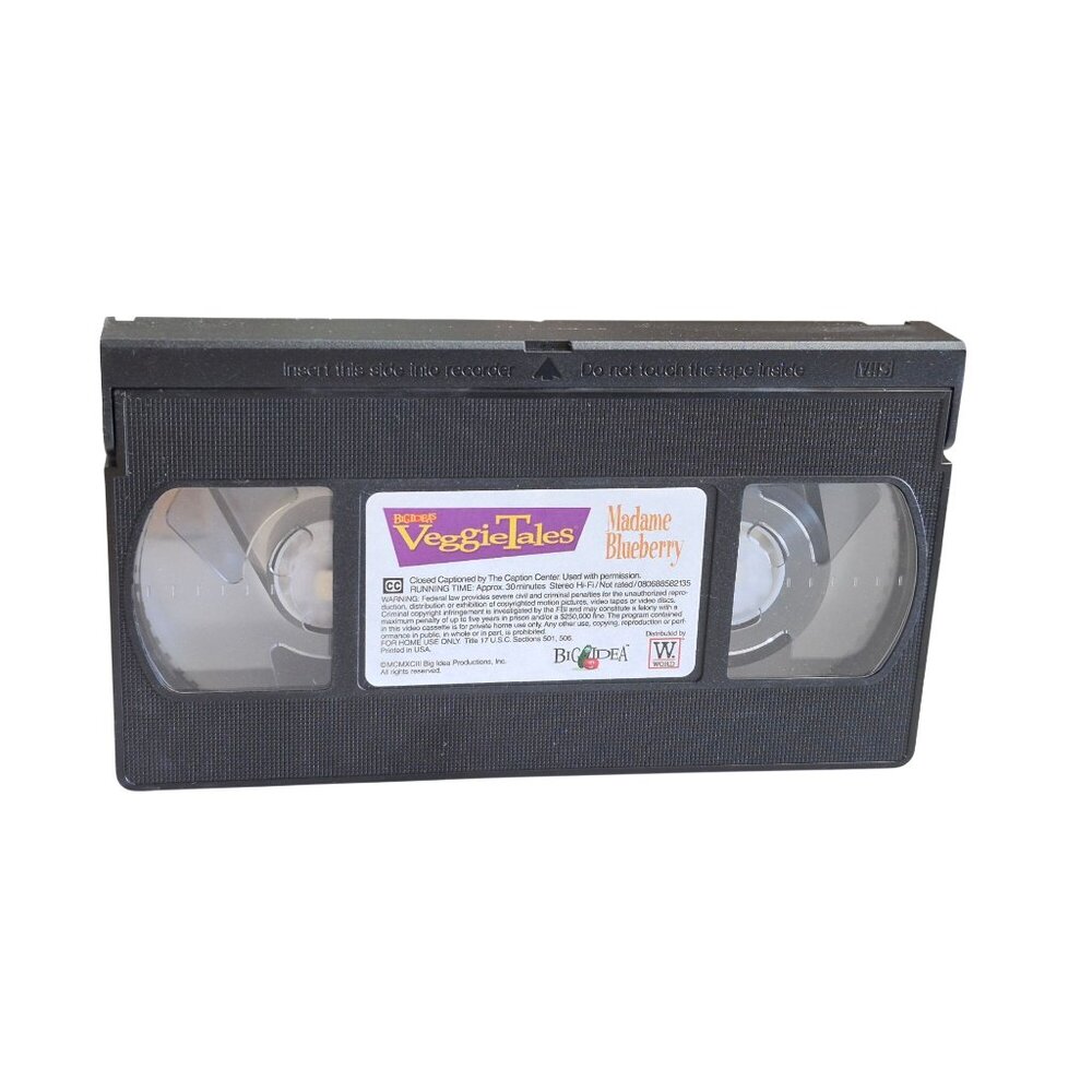Veggie Tales Madame Blueberry Animated Christian Childrens VHS Video - Picture 6 of 8